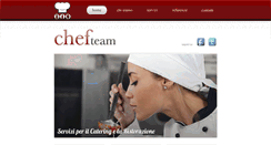 Desktop Screenshot of chefteam.it